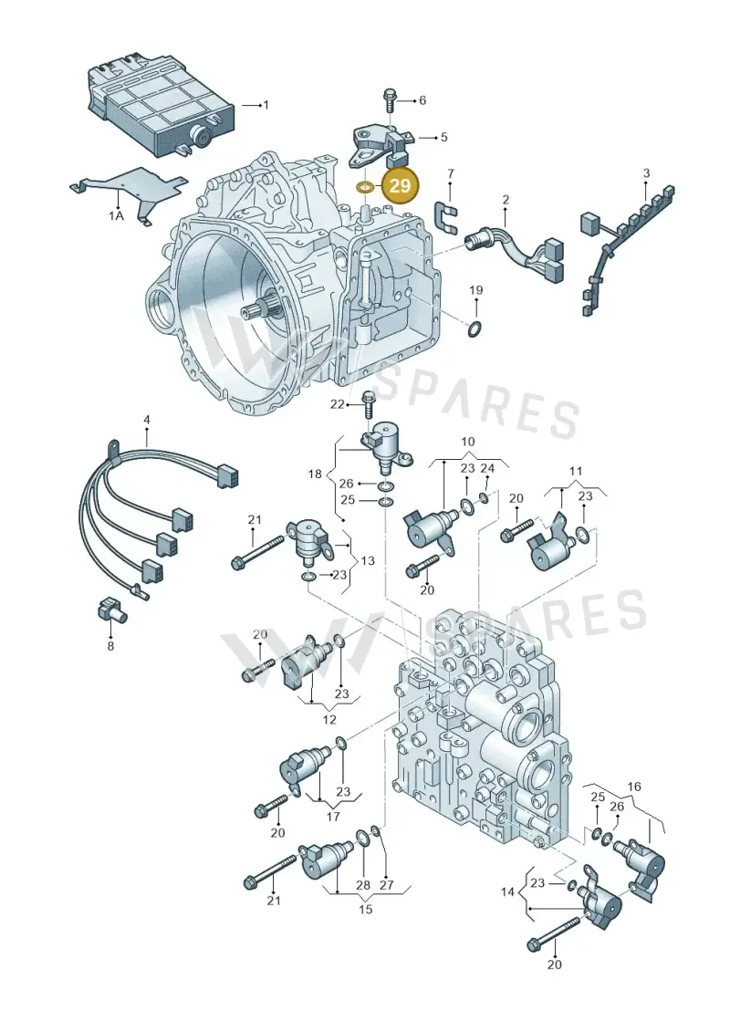 001321199 — Volkswagen Sharan (2008-2010) diagram 244927600, position 29
