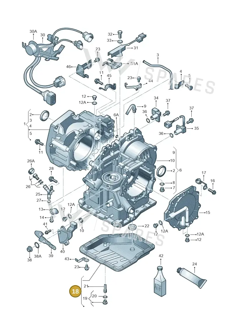 001321359 — Volkswagen LUPO/3L TDI (2003-2005) diagram 158321500, position 18