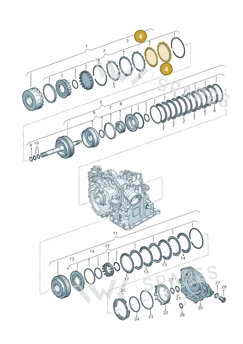 001323139C — Volkswagen POLO (2005-) diagram 158323600, position 4