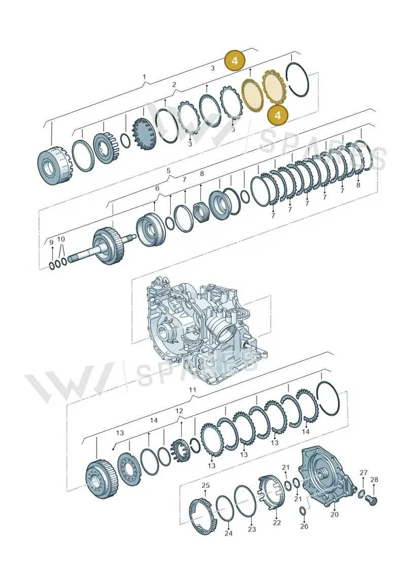 001323139D — Volkswagen POLO (2005-) diagram 158323600, position 4