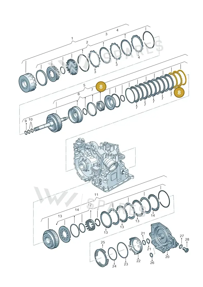 001323139F — Volkswagen POLO (2005-) diagram 158323600, position 8