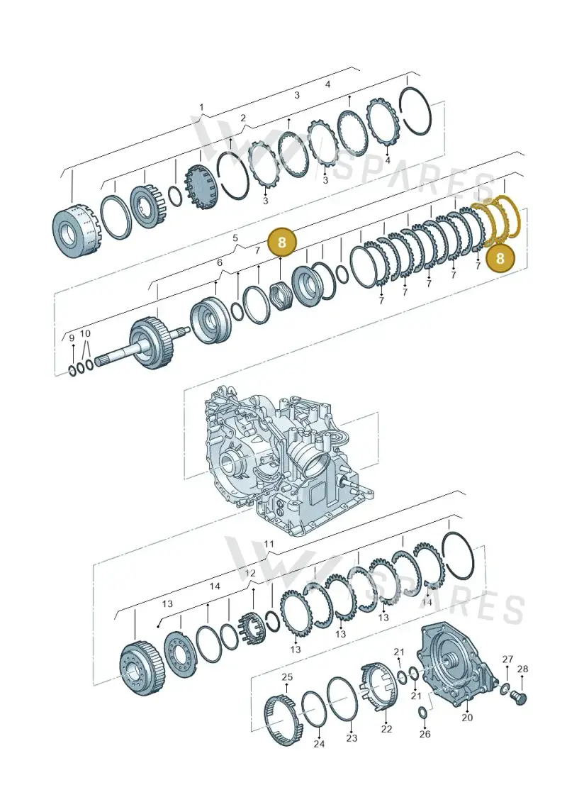 001323139L — Volkswagen POLO (2005-) diagram 158323600, position 8