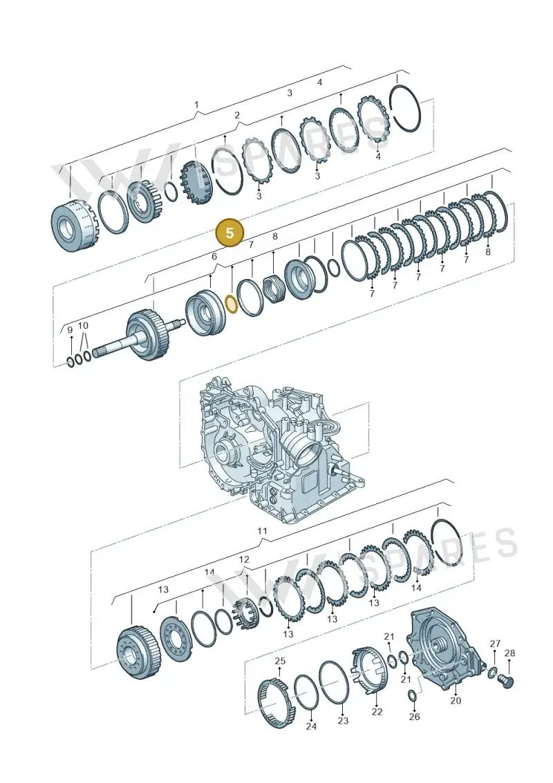 001323205 — Volkswagen LUPO/3L TDI (1998-2003) diagram 158323600, position 5