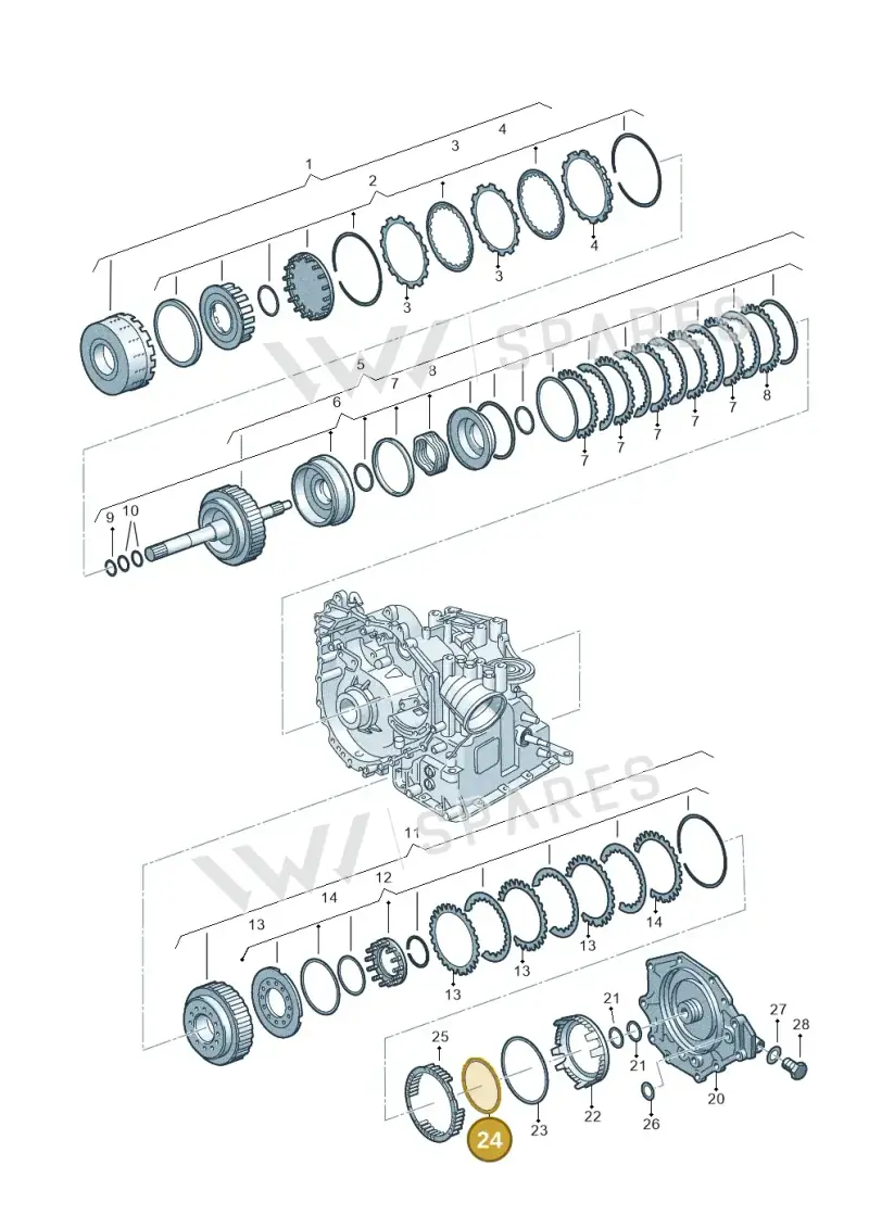 001323559A — Volkswagen POLO (2005-) diagram 158323600, position 24