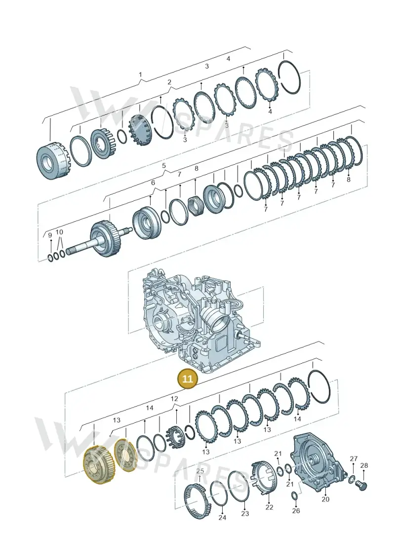 001323921 — Volkswagen LUPO/3L TDI (2003-2005) diagram 158323600, position 11