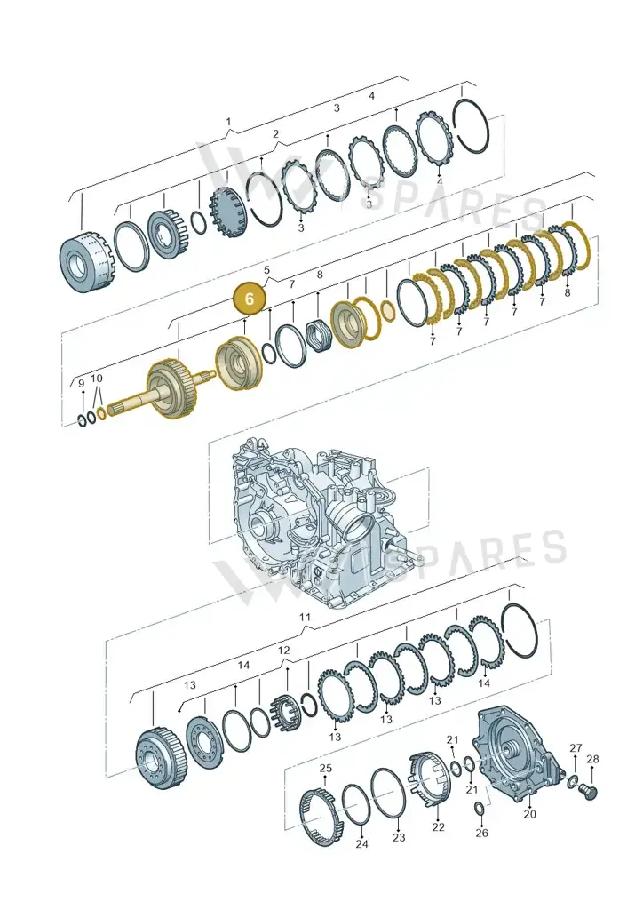001398205 — Volkswagen LUPO/3L TDI (1998-2003) diagram 158323600, position 6