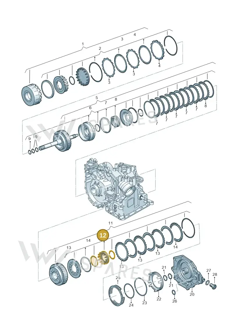 001398921A — Volkswagen POLO (2005-) diagram 158323600, position 12