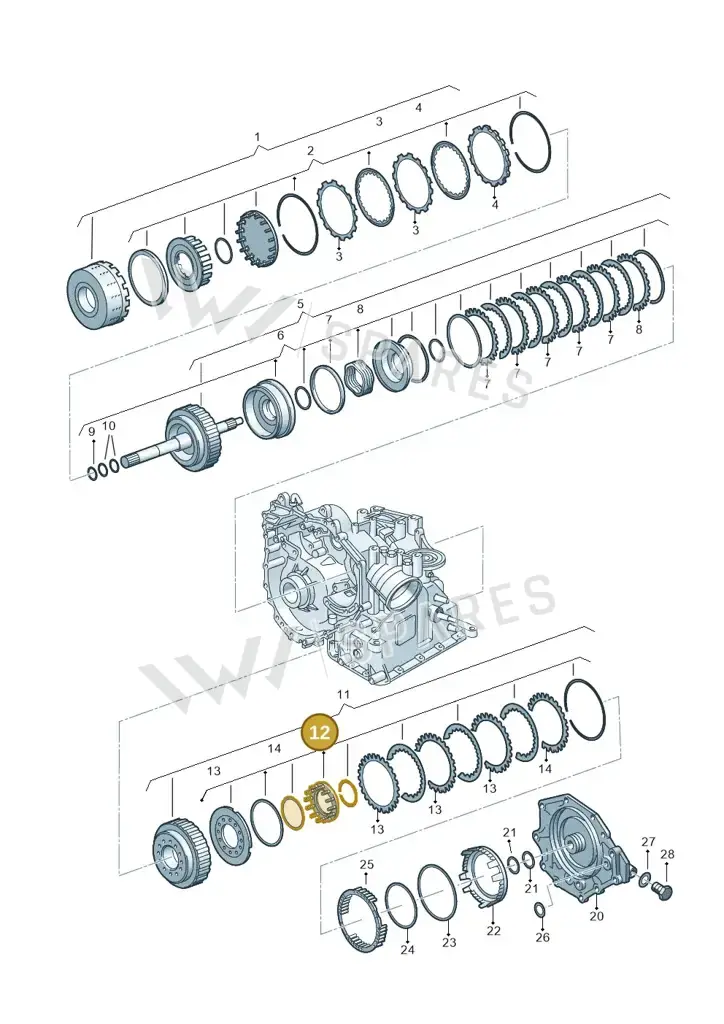 001398921 — Volkswagen LUPO/3L TDI (2003-2005) diagram 158323600, position 12