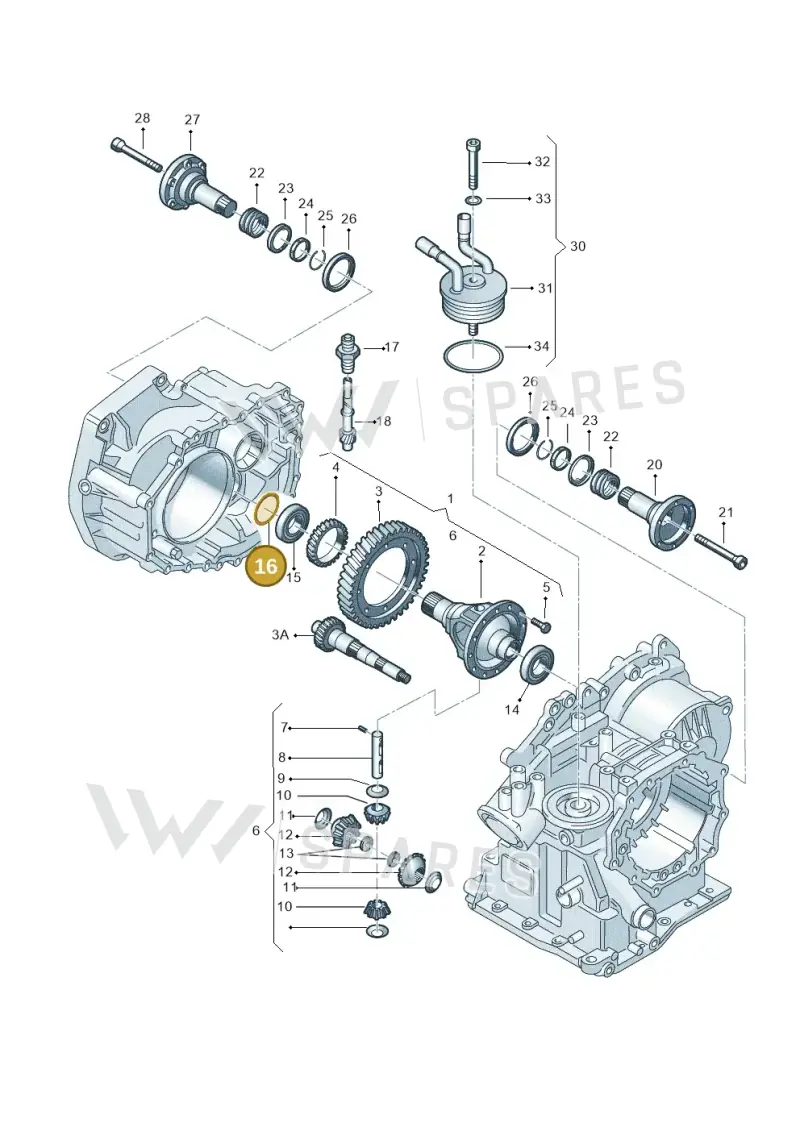 001409210Q — Volkswagen Polo (2008-2009) diagram 158409500, position 16