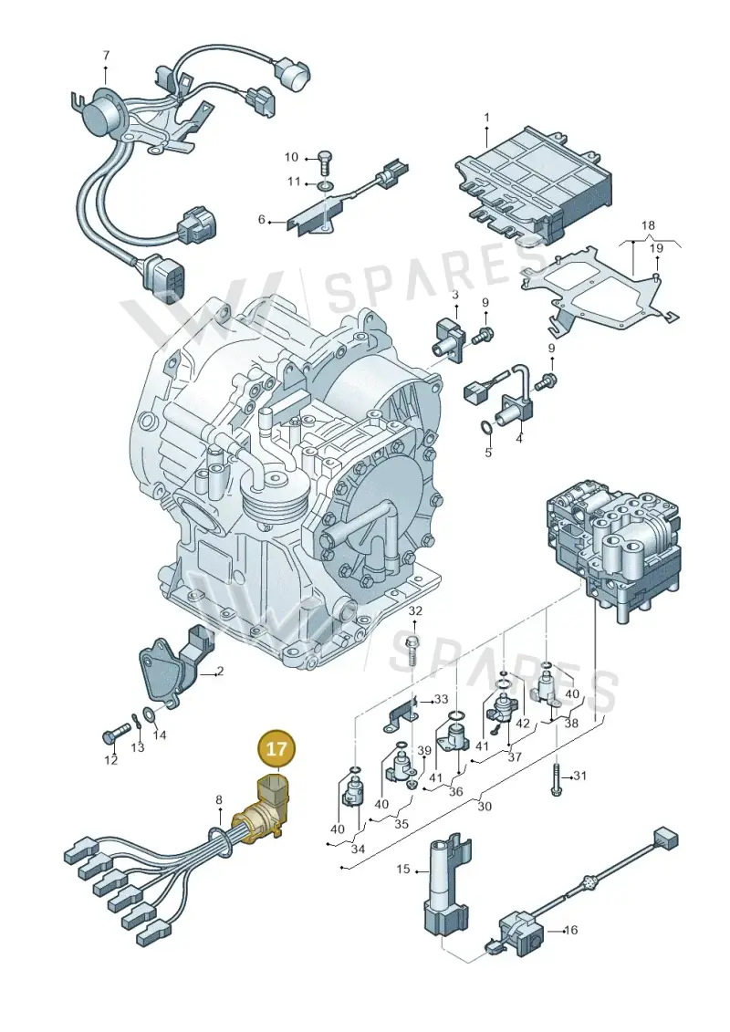 001927363 — Volkswagen Polo (2011-2014) diagram 158927500, position 17