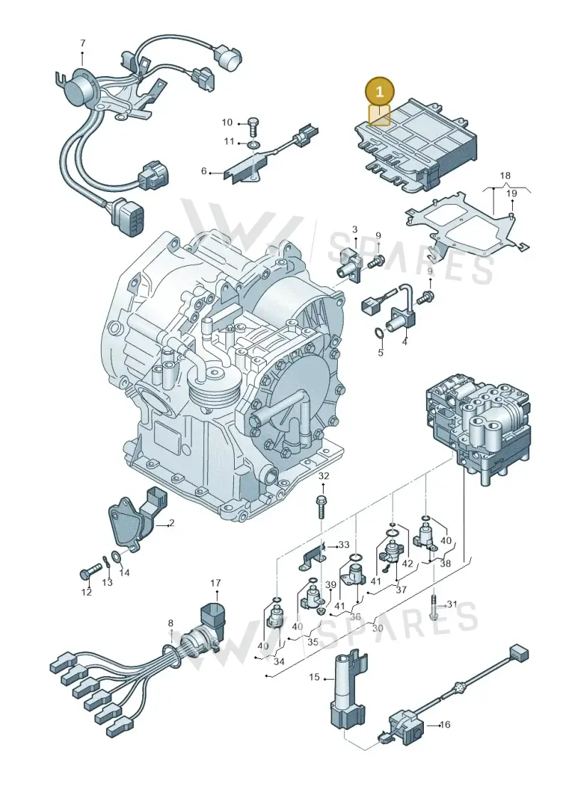 001927731L — Volkswagen POLO               "CN"02>06 (2002-2006) diagram 158927500, position 1