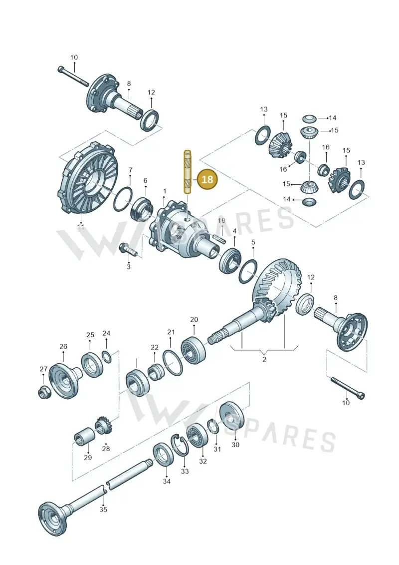 005409177 — Volkswagen Phaeton 4motion (2010-2016) diagram 195525300, position 18