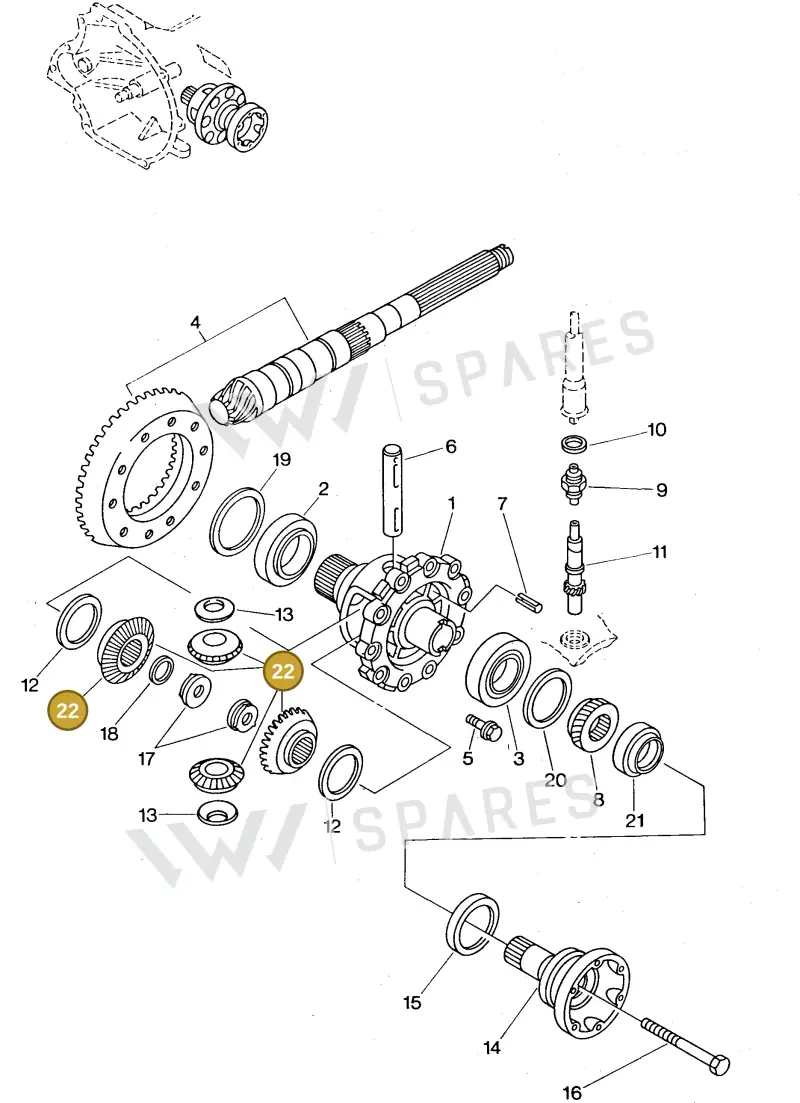 005498081 — Volkswagen ILTIS diagram 037031000, position 22