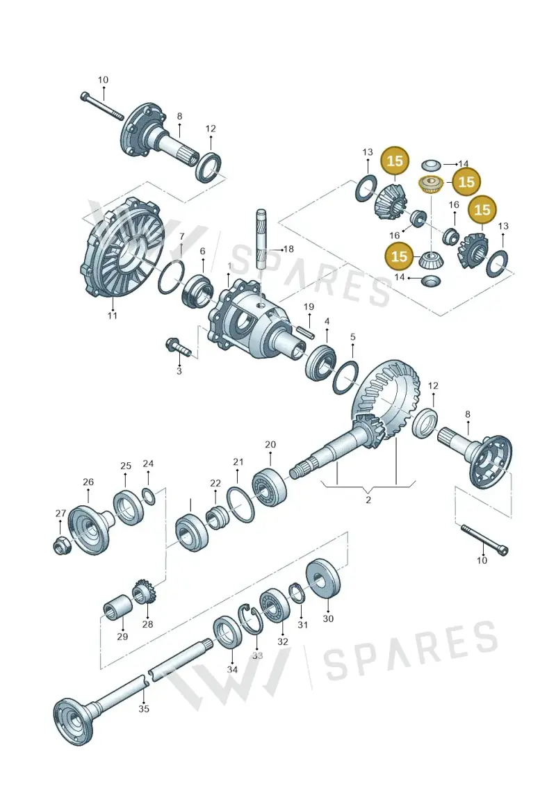 005498081 — Volkswagen Phaeton 4motion (2010-2016) diagram 195525300, position 15