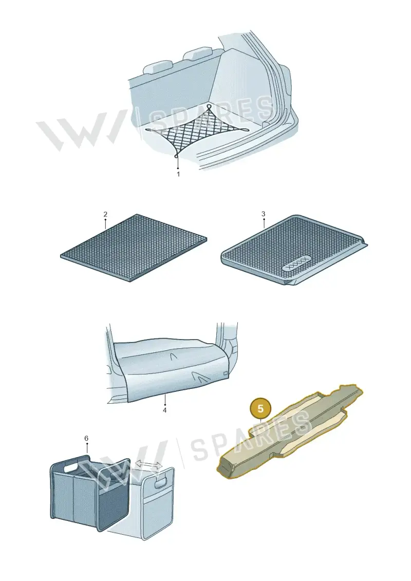 00V061202 — Volkswagen Taigo (2021-2024) diagram 2f0061016, position 5