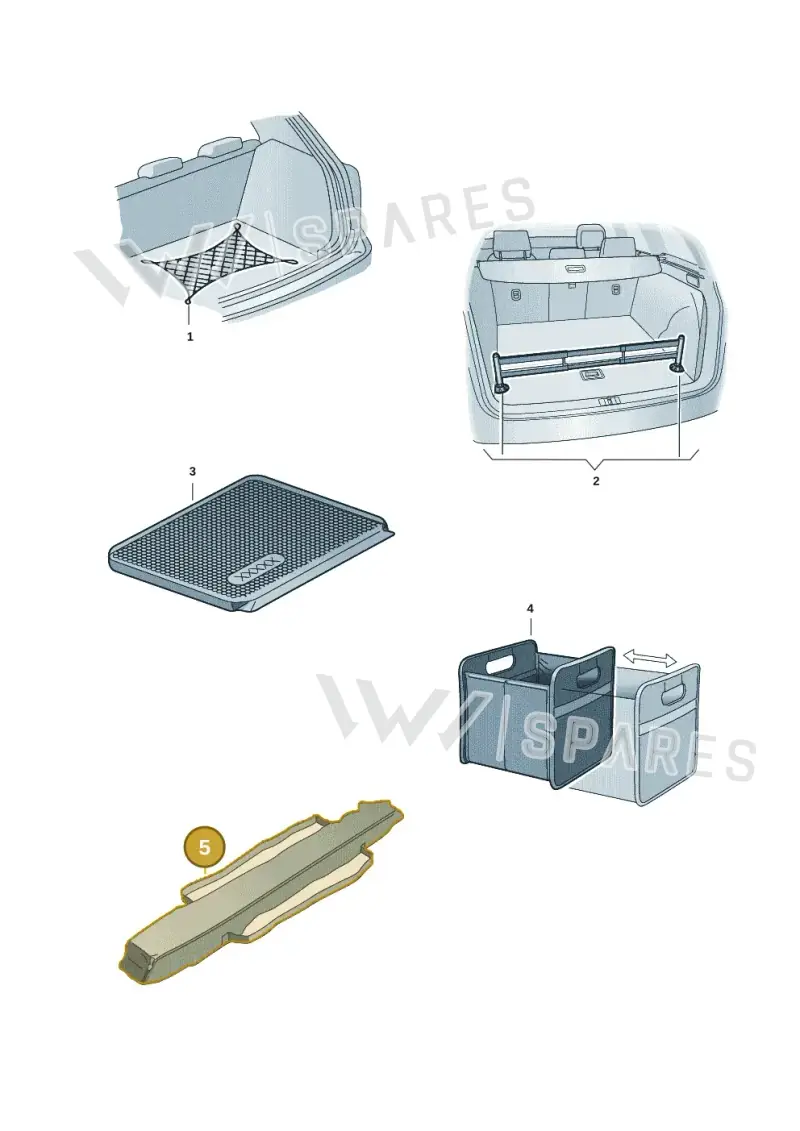 00V061202 — Volkswagen Tiguan 2.0 4Motion (2017-2024) diagram 833061016, position 5