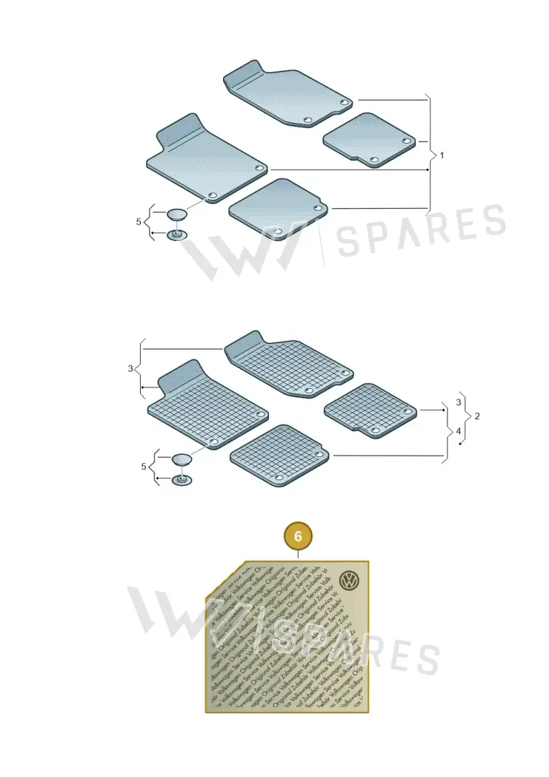 00V061225 — Volkswagen Passat estate (2023-) diagram 827061010, position 6