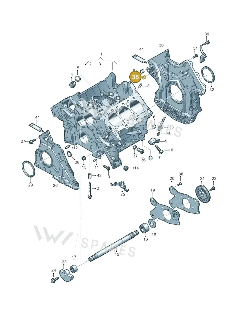 012301153H — Volkswagen Touareg (2017-2023) diagram 849103180, position 35