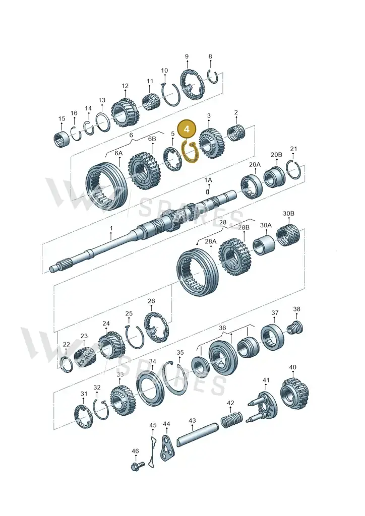 012311312D — Volkswagen Phaeton (lang) (2003-2006) diagram 118311340, position 4