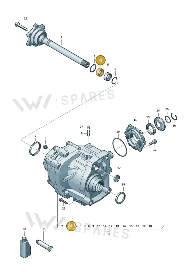 012409139A — Volkswagen Tiguan 2.0 (2023-) diagram 57x409590, position 4