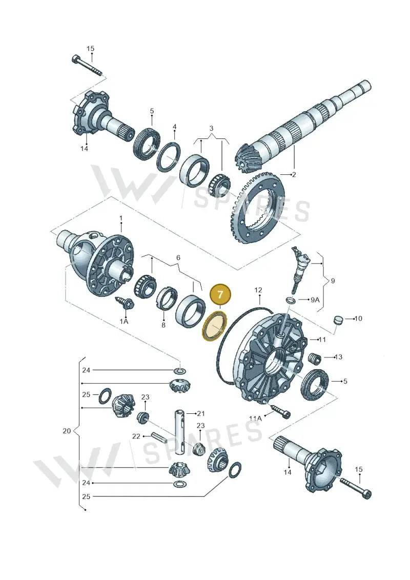 012409385AK — Volkswagen Phaeton (lang) (2003-2006) diagram 258409250, position 7