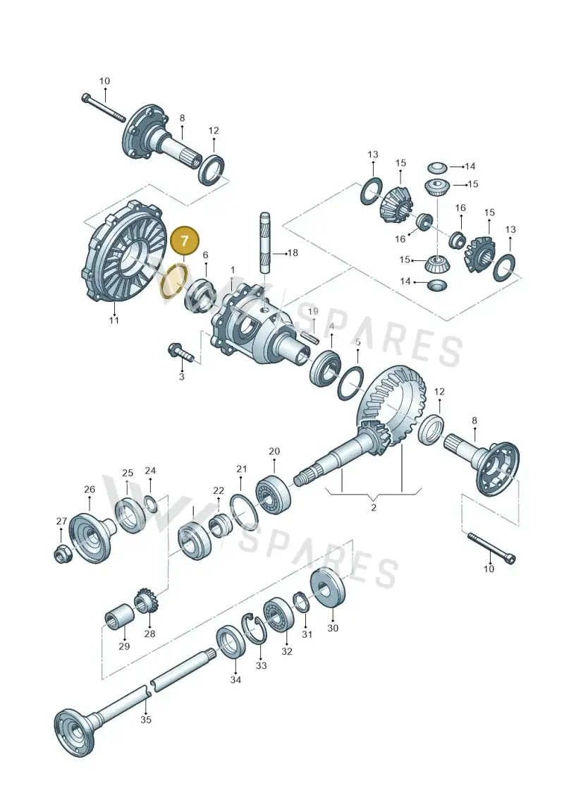 012409385AM — Volkswagen Phaeton 4motion (2010-2016) diagram 195525300, position 7