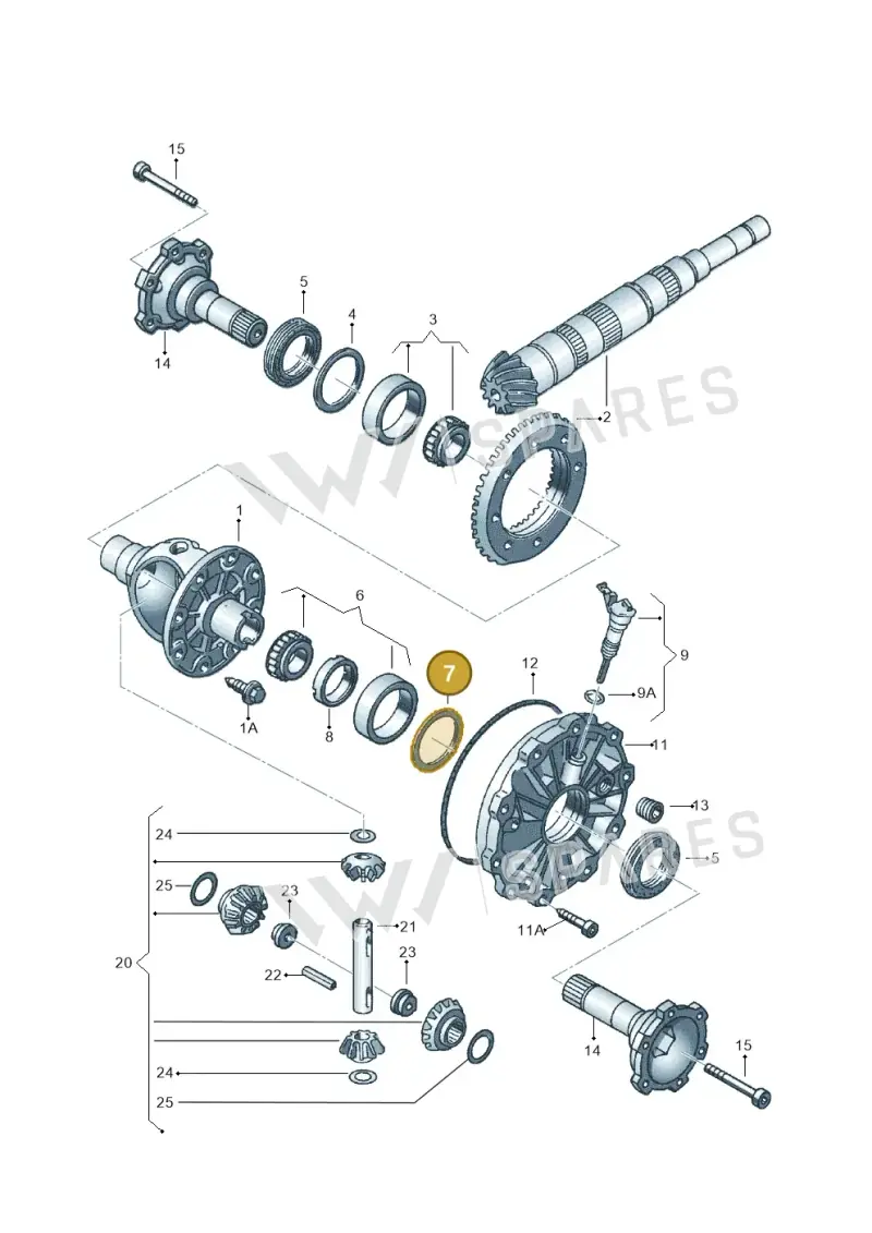 012409385AS — Volkswagen PASSAT/4MOTION/W8 (2002-2005) diagram 118409250, position 7