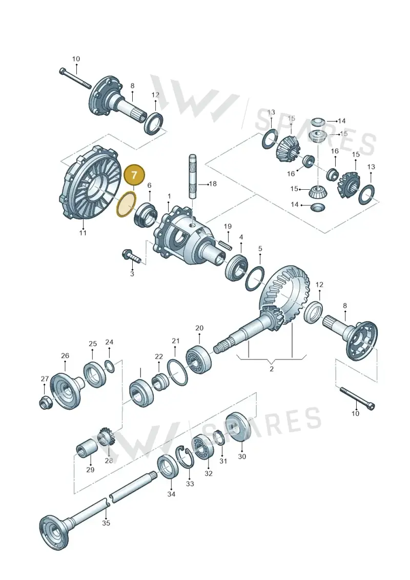 012409385AT — Volkswagen Phaeton 4motion (2010-2016) diagram 195525300, position 7