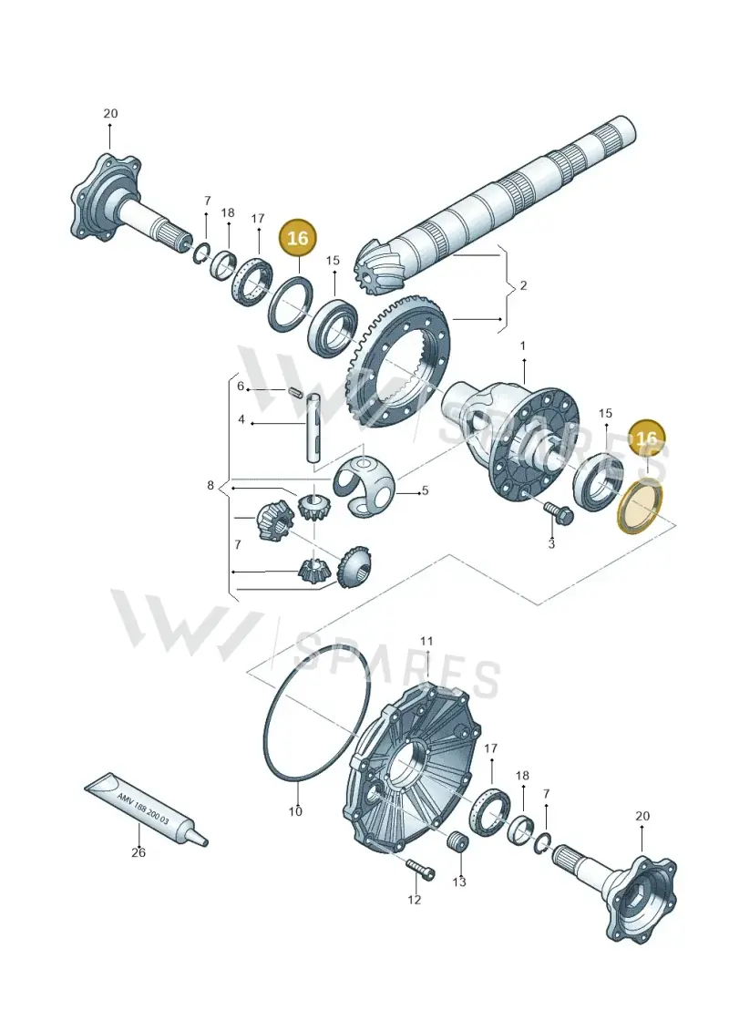 012409387AK — Audi A6 2.7 TDI (2008-2011) diagram 448409200, position 16