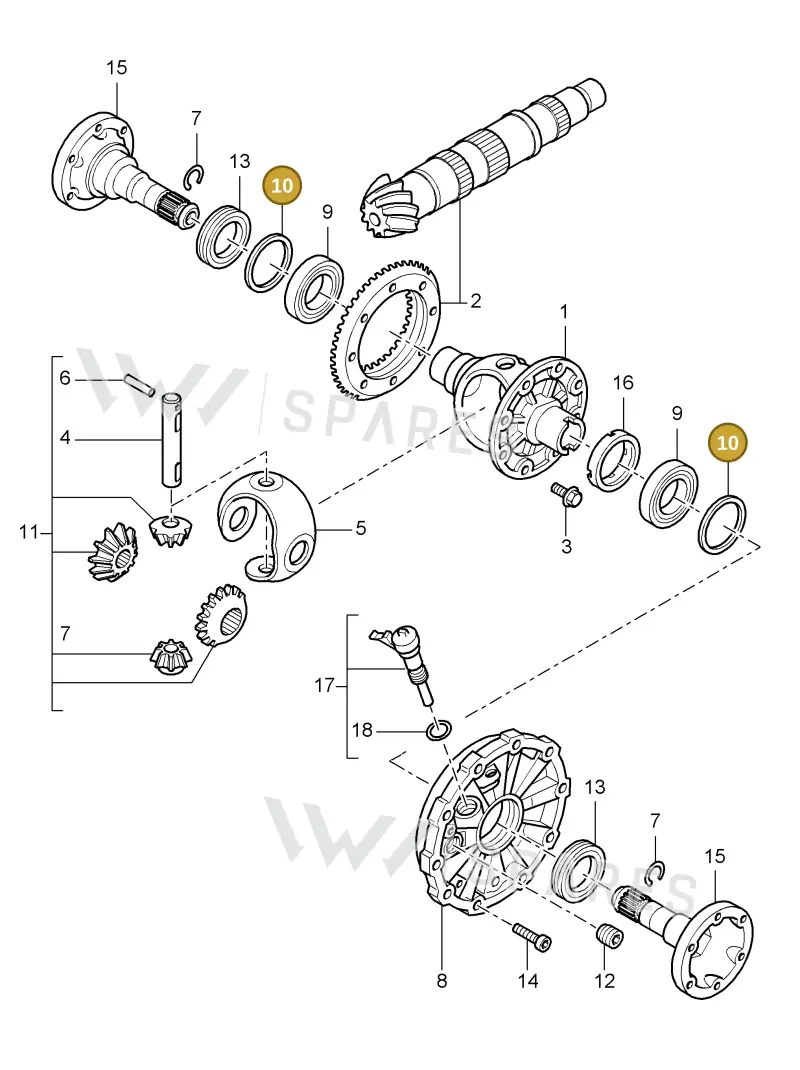 012409387AP — Porsche Cayman S (2005-2008) diagram p28305000, position 10