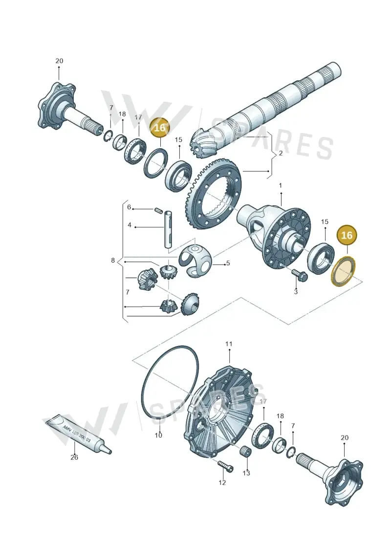 012409387AR — Audi A6 2.7 TDI (2008-2011) diagram 448409200, position 16