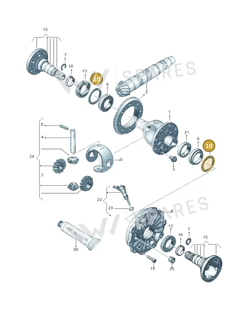 012409387AT — Volkswagen PASSAT/4MOTION/W8 (2002-2005) diagram 218409150, position 10