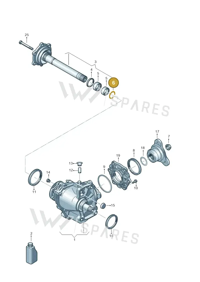012409419 — Volkswagen Tiguan 2.0 4Motion (2017-2024) diagram 884409010, position 6