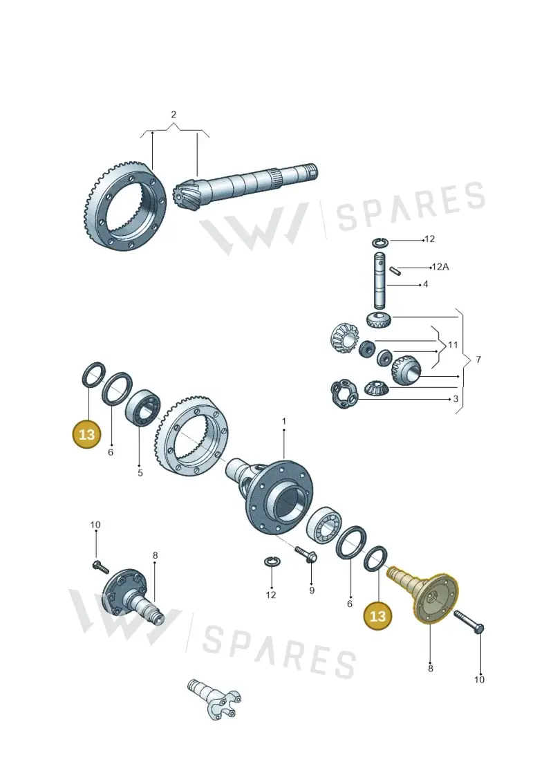 0134093992 — Volkswagen Kombi (2011-) diagram 308517200, position 13