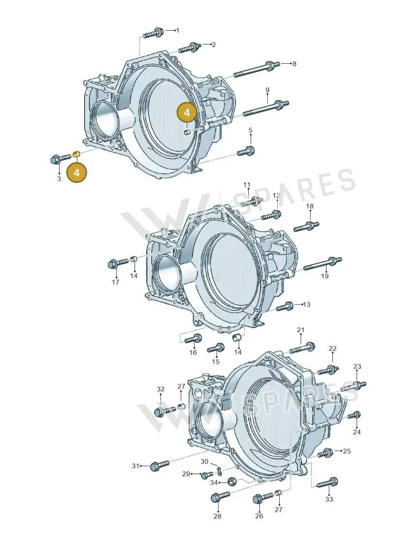 014301153 — Volkswagen New Beetle             06> (2005-) diagram 203300800, position 4