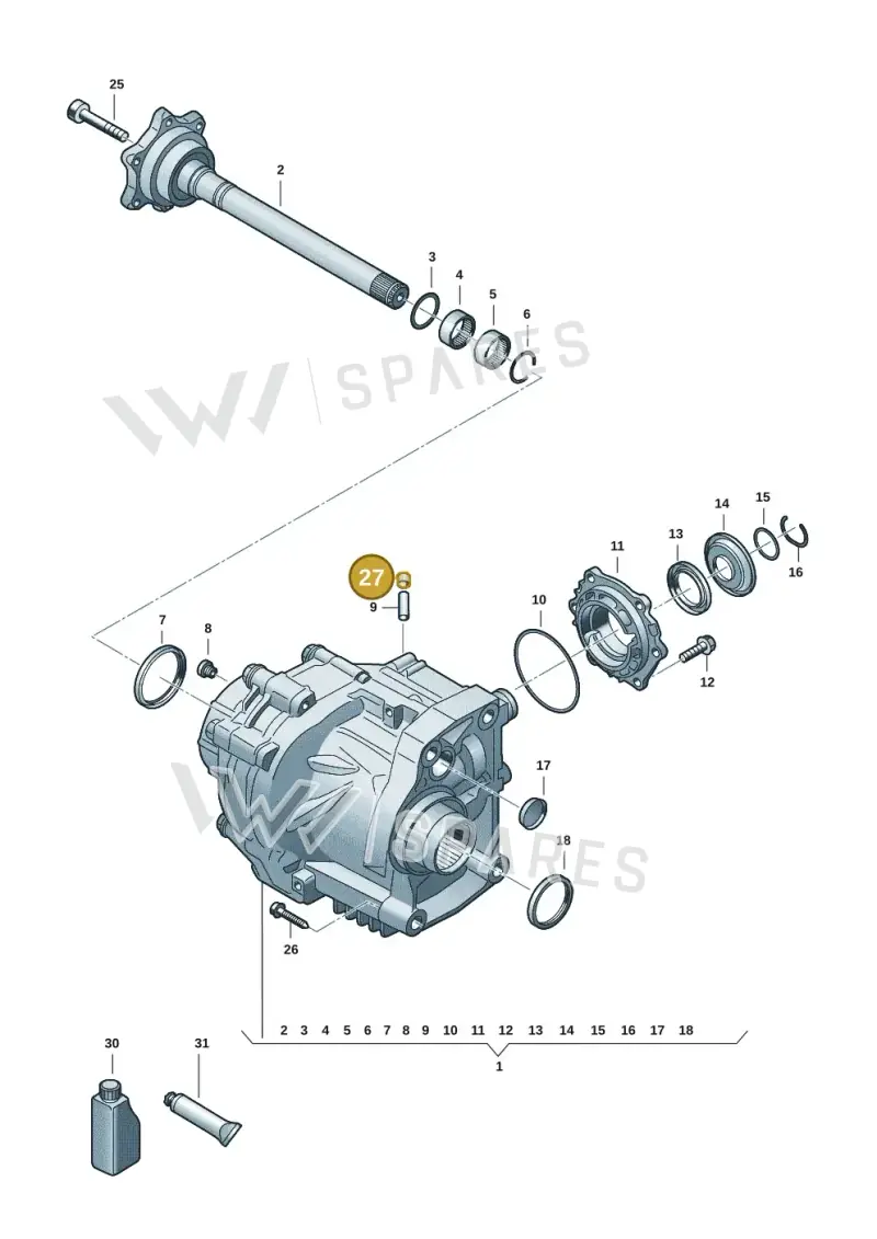 014301485 — Volkswagen Tiguan 2.0 (2023-) diagram 57x409590, position 27
