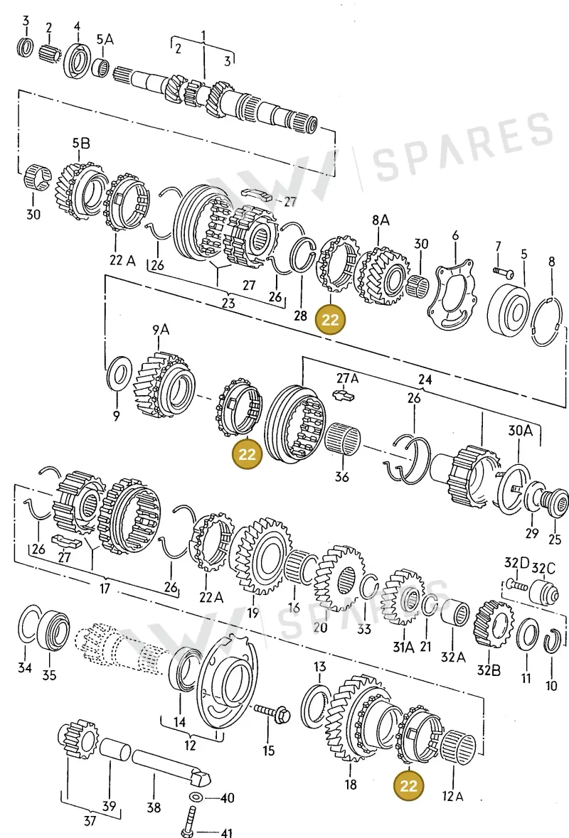 014311295D — Volkswagen JETTA (FAW)            91> (1991-) diagram 121311340, position 22