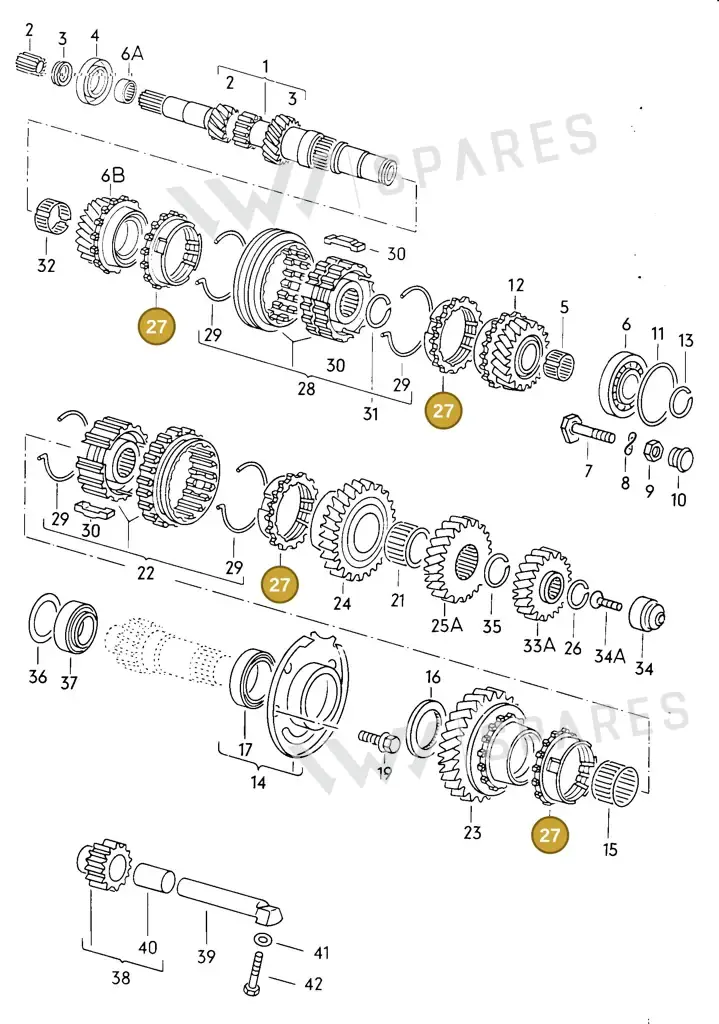 014311295D — Volkswagen JETTA (FAW) 91> (1991-) diagram 070086000, position 27