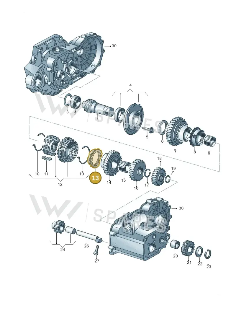 014311295E — Volkswagen Jetta/Wagon (2002-2006) diagram 201311340, position 13