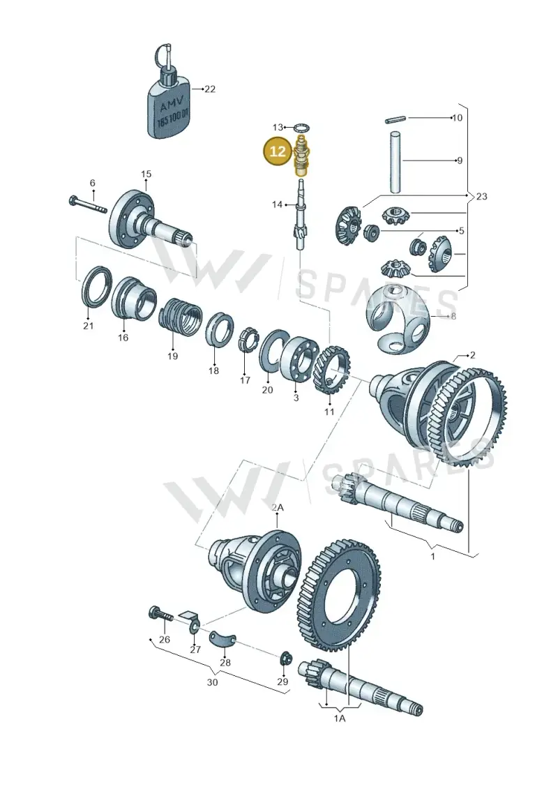 014409193A — Volkswagen POLO CLASSIC/VARIANT (1999-2001) diagram 121409150, position 12
