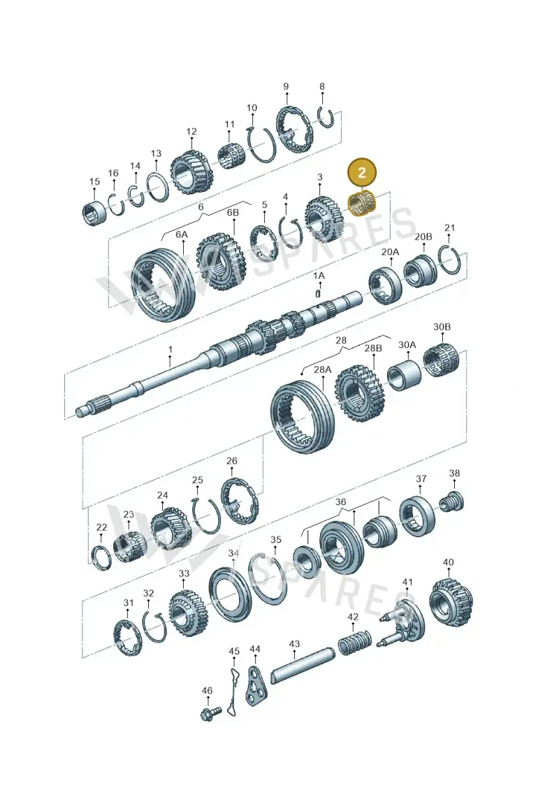 01E311115 — Volkswagen Phaeton (lang) (2003-2006) diagram 118311340, position 2
