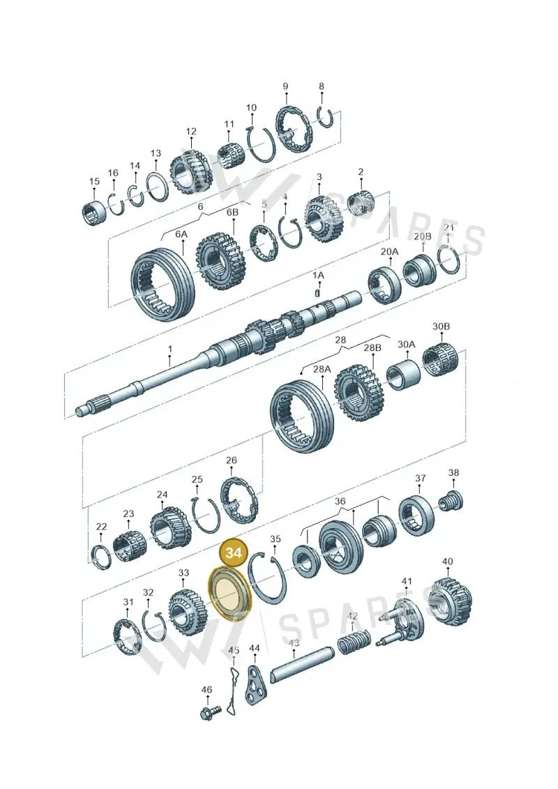 01E311449 — Volkswagen Phaeton (lang) (2003-2006) diagram 118311340, position 34
