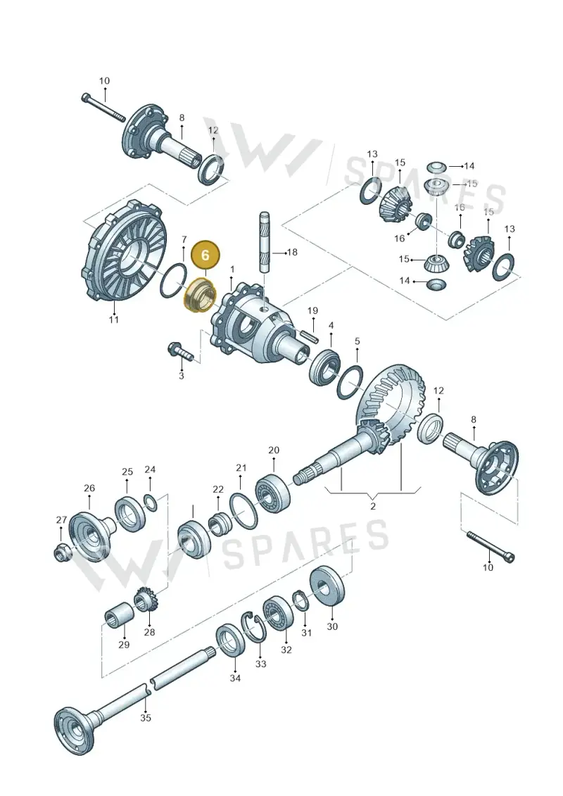 01E409123 — Volkswagen Phaeton 4motion (2010-2016) diagram 195525300, position 6