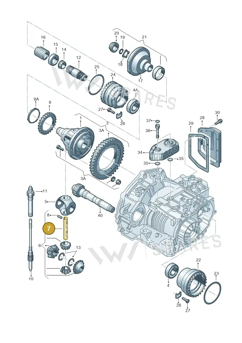01M409177B — Volkswagen New Beetle             06> (2005-) diagram 201409500, position 7