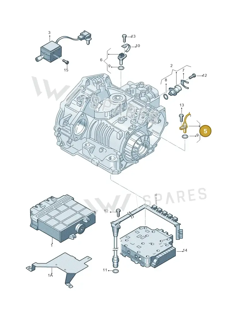 01M927321B — Volkswagen New Beetle             06> (2005-) diagram 194927500, position 5