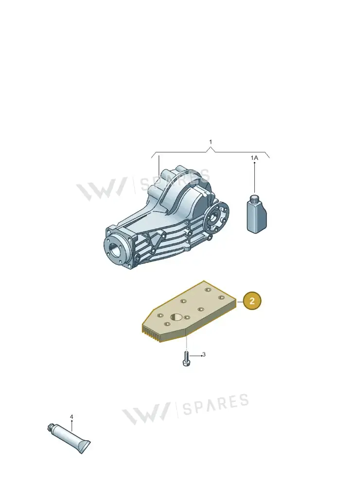 01R525079A — Volkswagen Phaeton 4motion (2010-2016) diagram 710500100, position 2