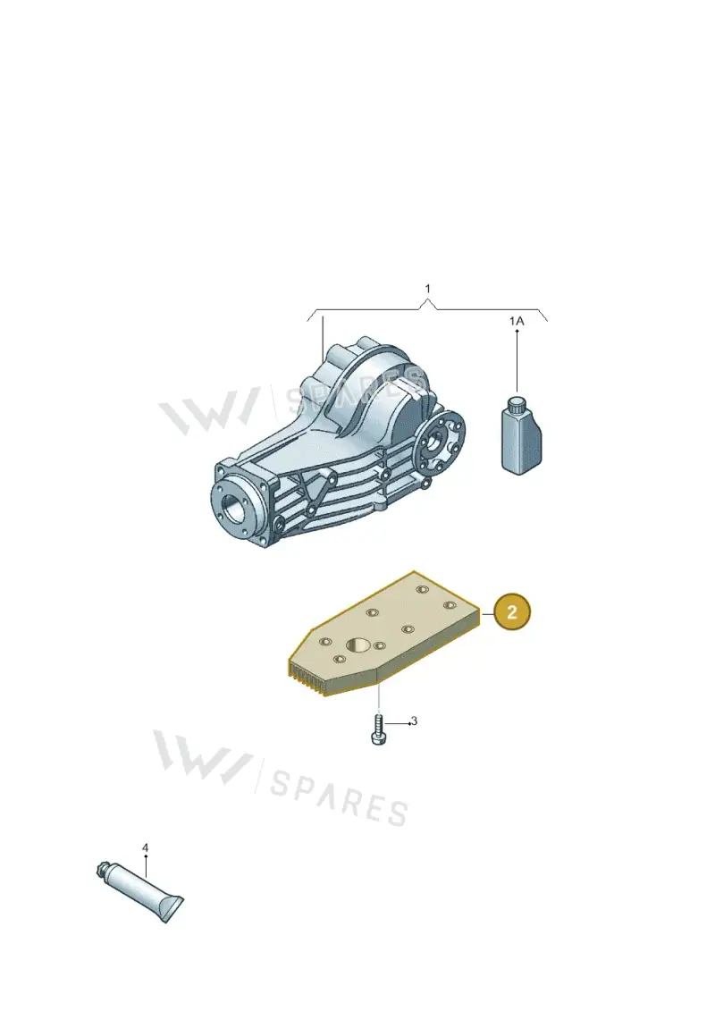 01R525079A — Volkswagen Phaeton 4motion (2010-2016) diagram 710500100, position 2