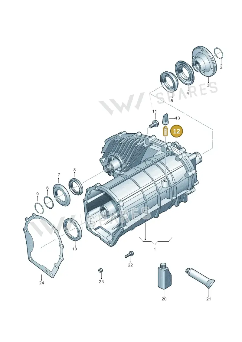 01R525095 — Volkswagen Amarok twin cab (2022-) diagram 683341150, position 12