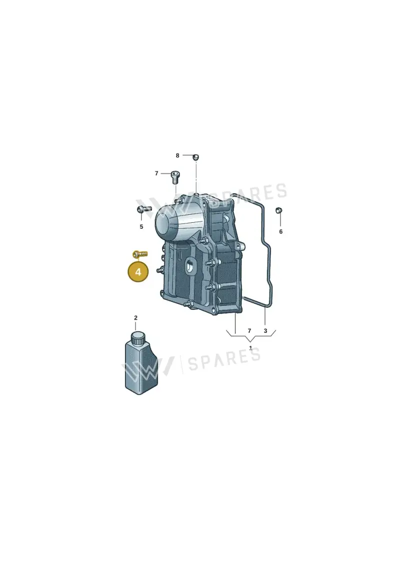 01X301127C — Volkswagen Passat estate (2023-) diagram 3j0325580, position 4