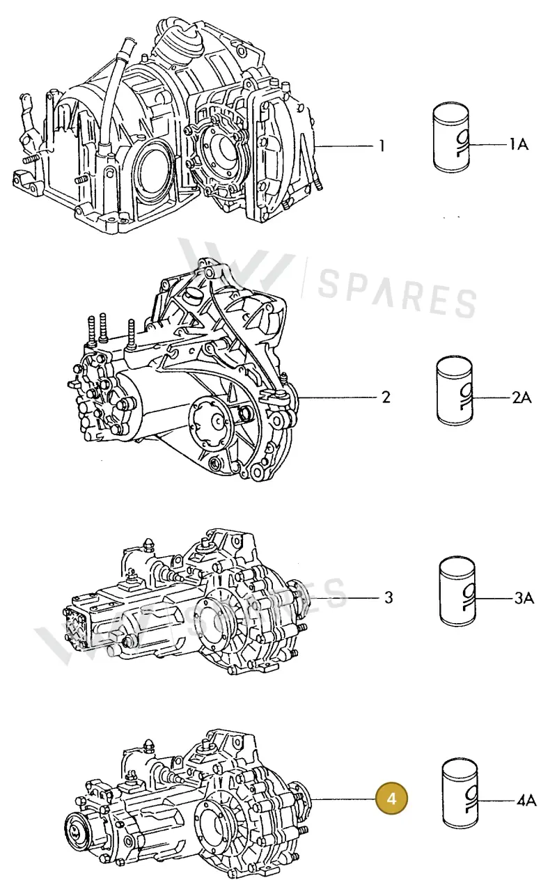 020300041J — Volkswagen Scirocco (1983-1989) diagram 007081000, position 4